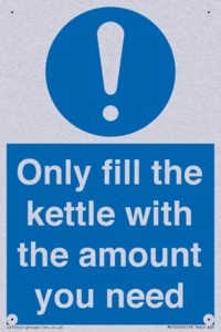 Only fill the kettle with the amount you need